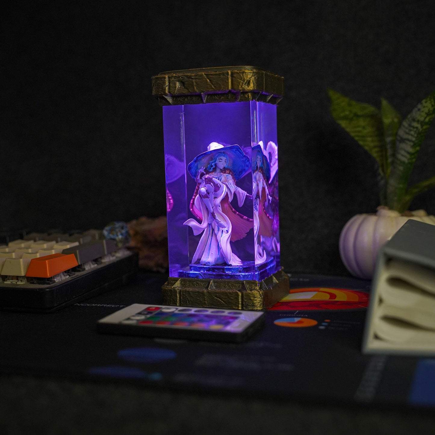 Elden Ring - Ranni the Witch Handmade Epoxy Lamp