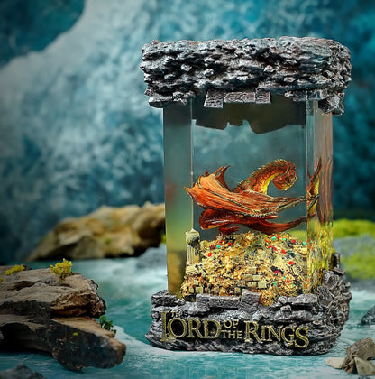 Smaug lamp, lord of the rings lamp