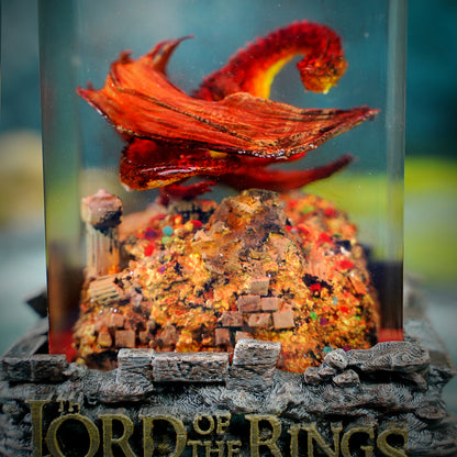 Smaug lamp, lord of the rings lamp