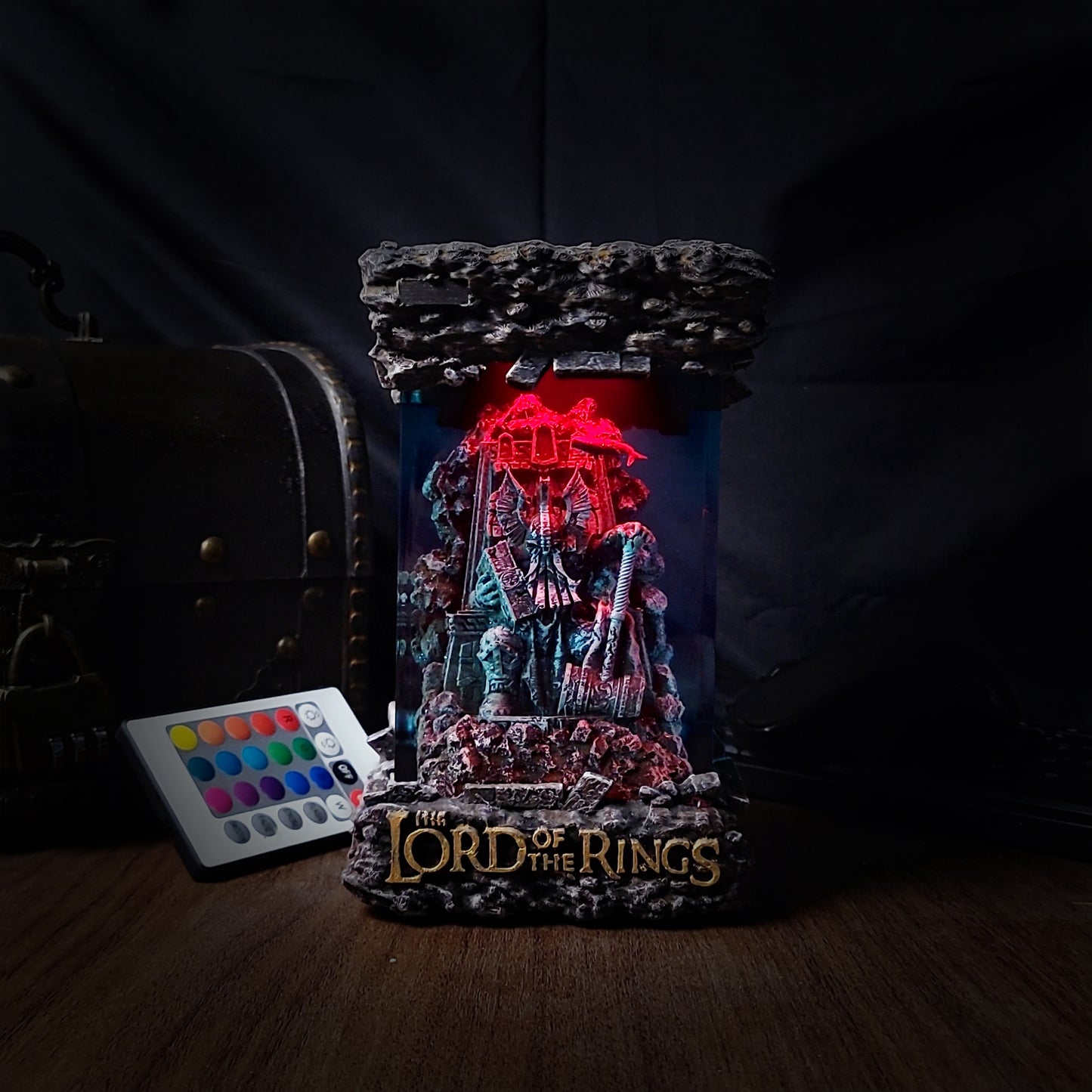 Dwarf lord of the rings lamp