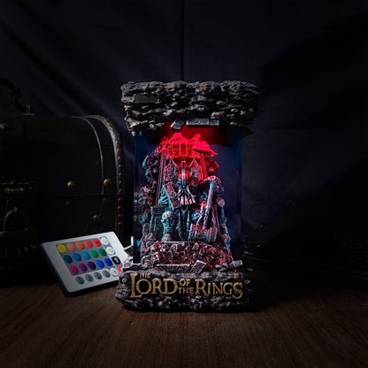 Dwarf lord of the rings lamp