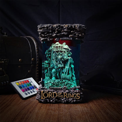 Dwarf lord of the rings lamp