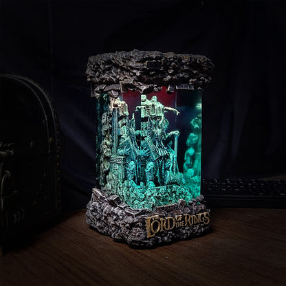 Dwarf lord of the rings lamp