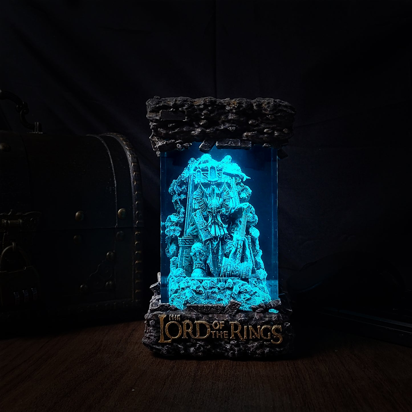 Dwarf lord of the rings lamp