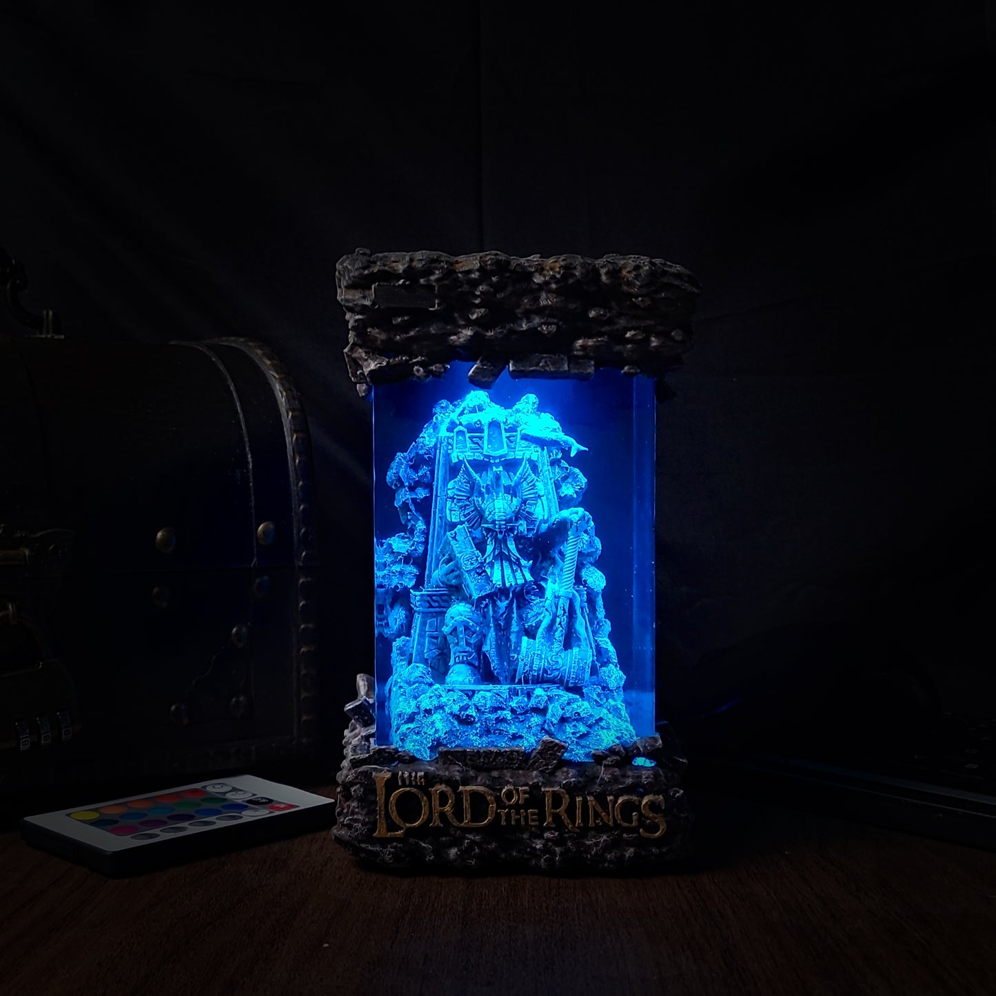 Dwarf lord of the rings lamp