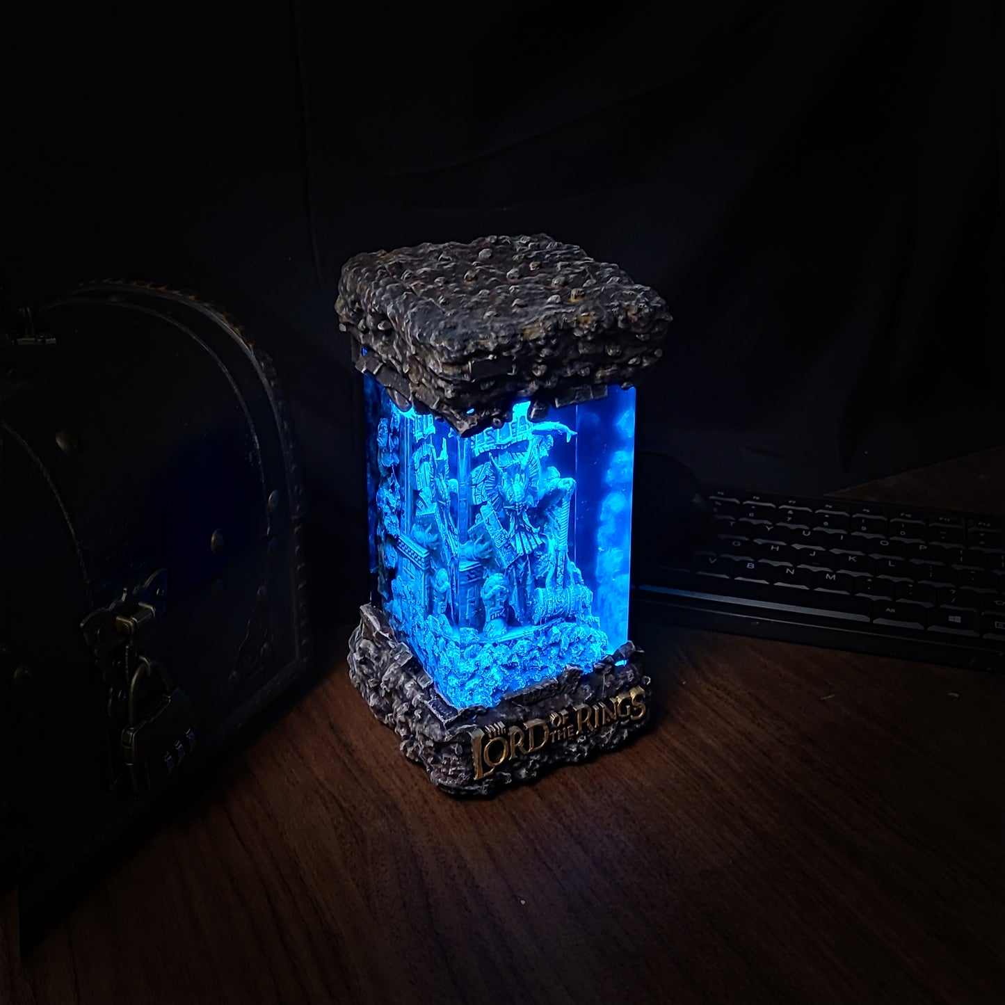 Dwarf lord of the rings lamp