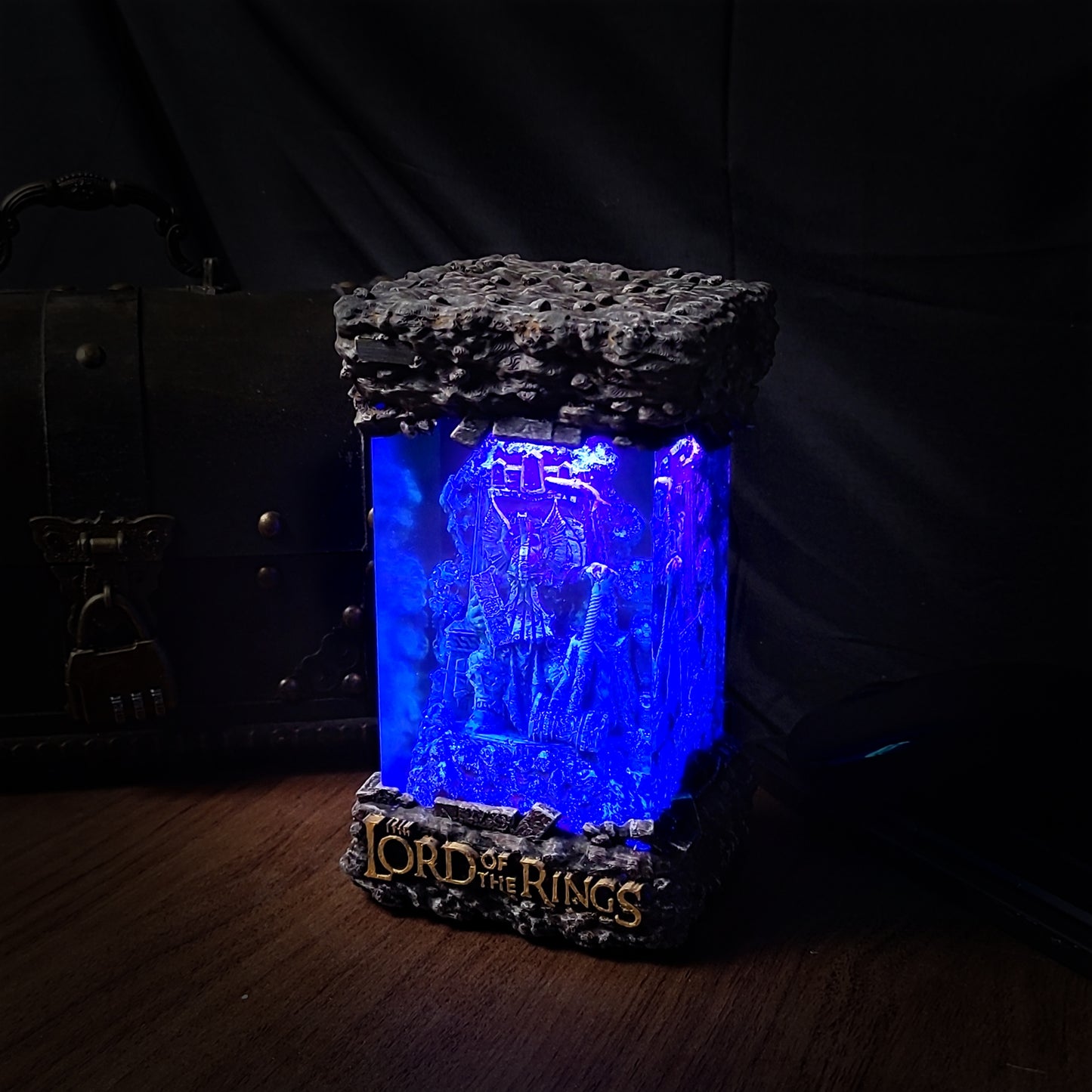 Dwarf lord of the rings lamp
