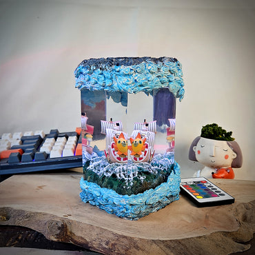 one piece epoxy resin lamp