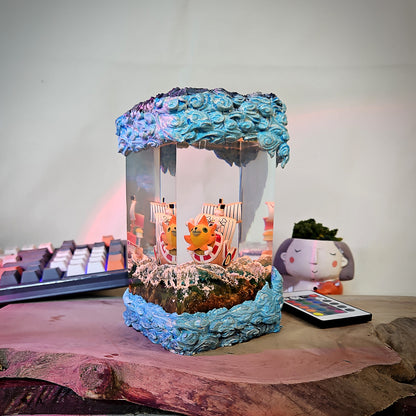 one piece epoxy resin lamp