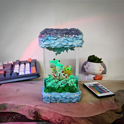 one piece epoxy resin lamp