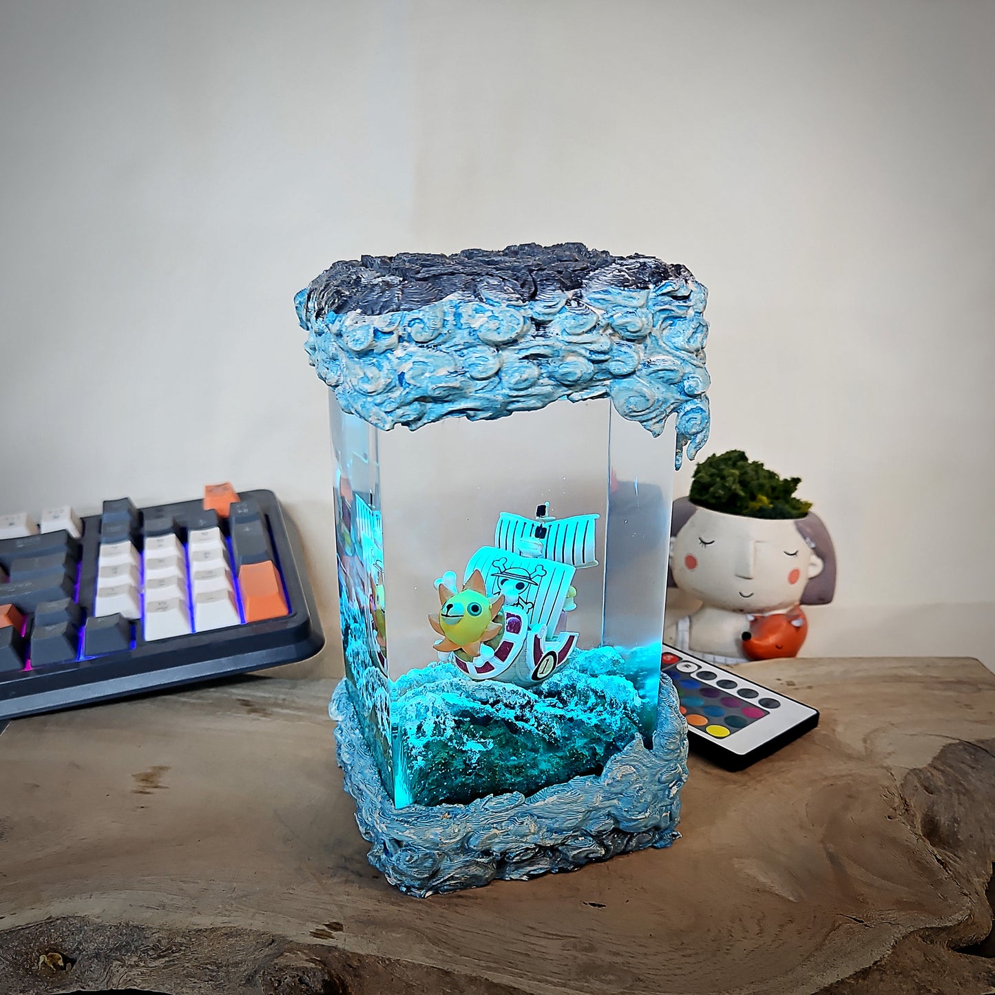 one piece epoxy resin lamp