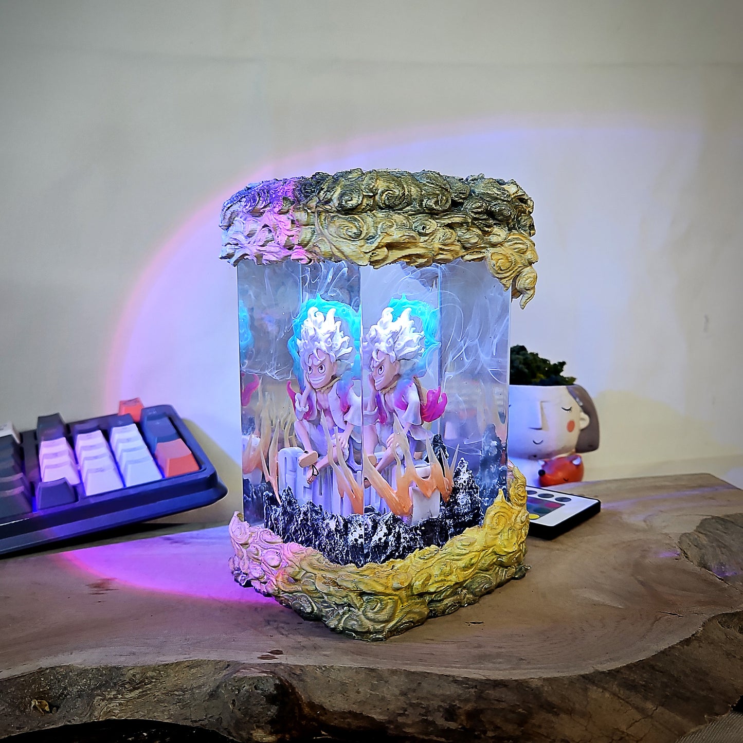 one piece epoxy resin lamp