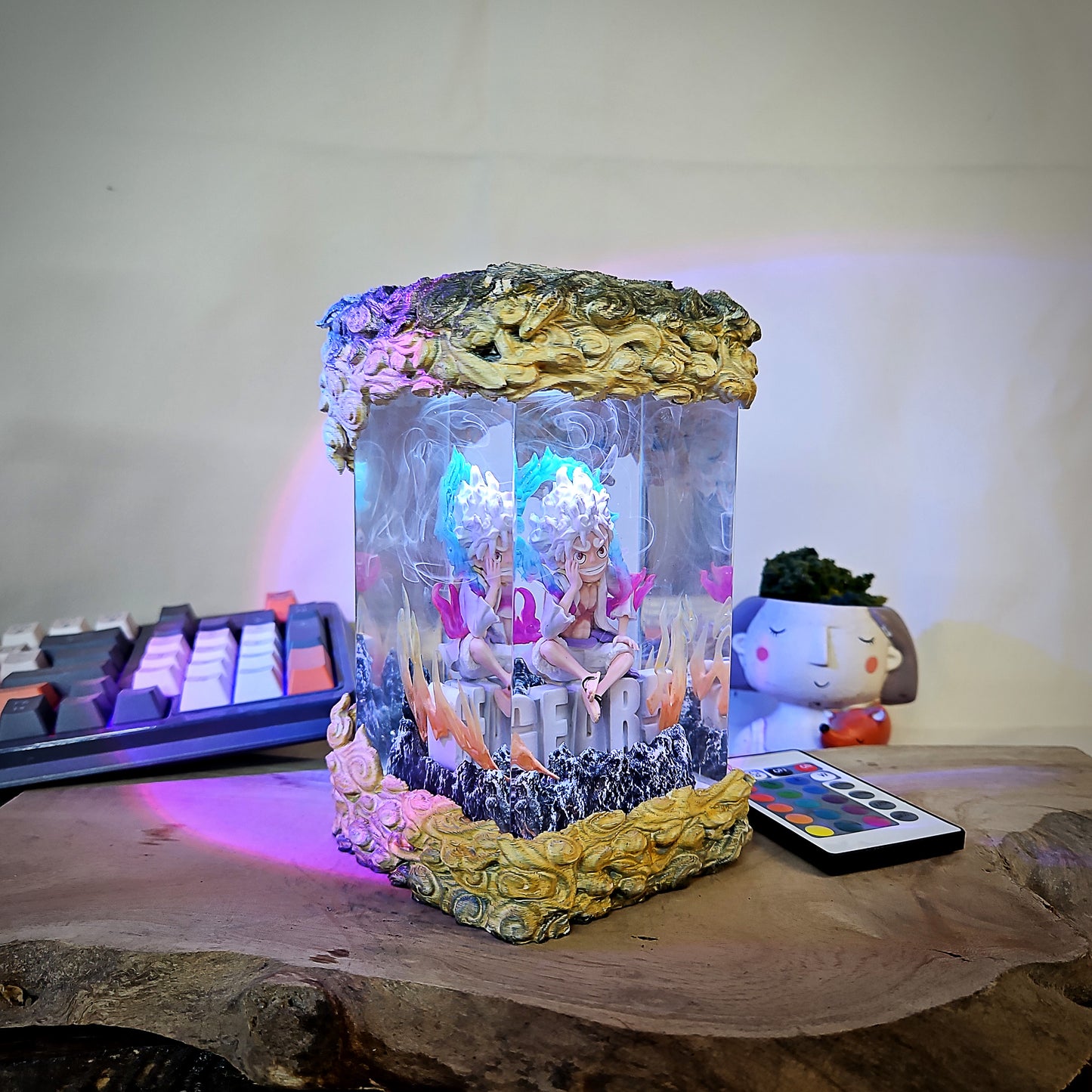 one piece epoxy resin lamp