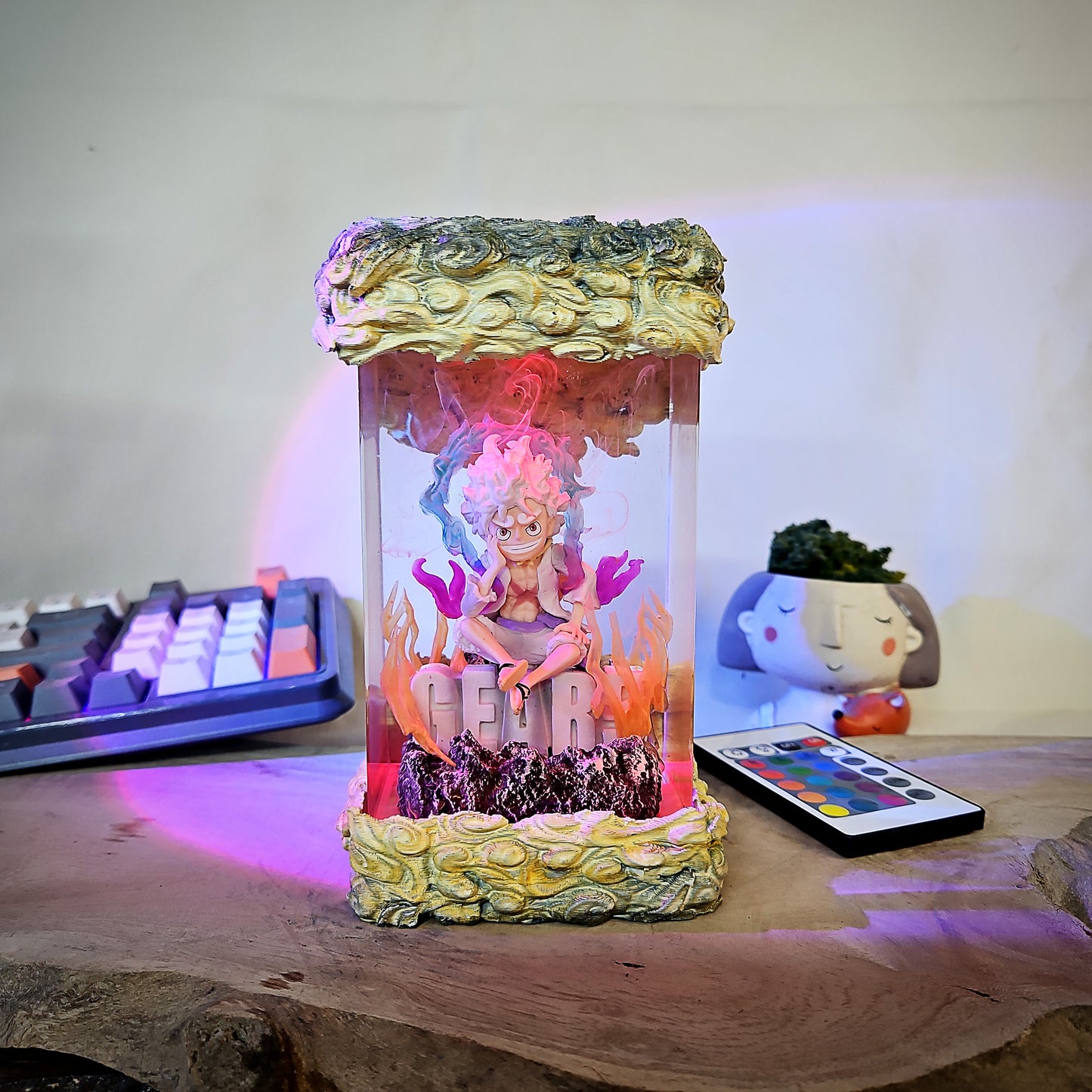 one piece epoxy resin lamp