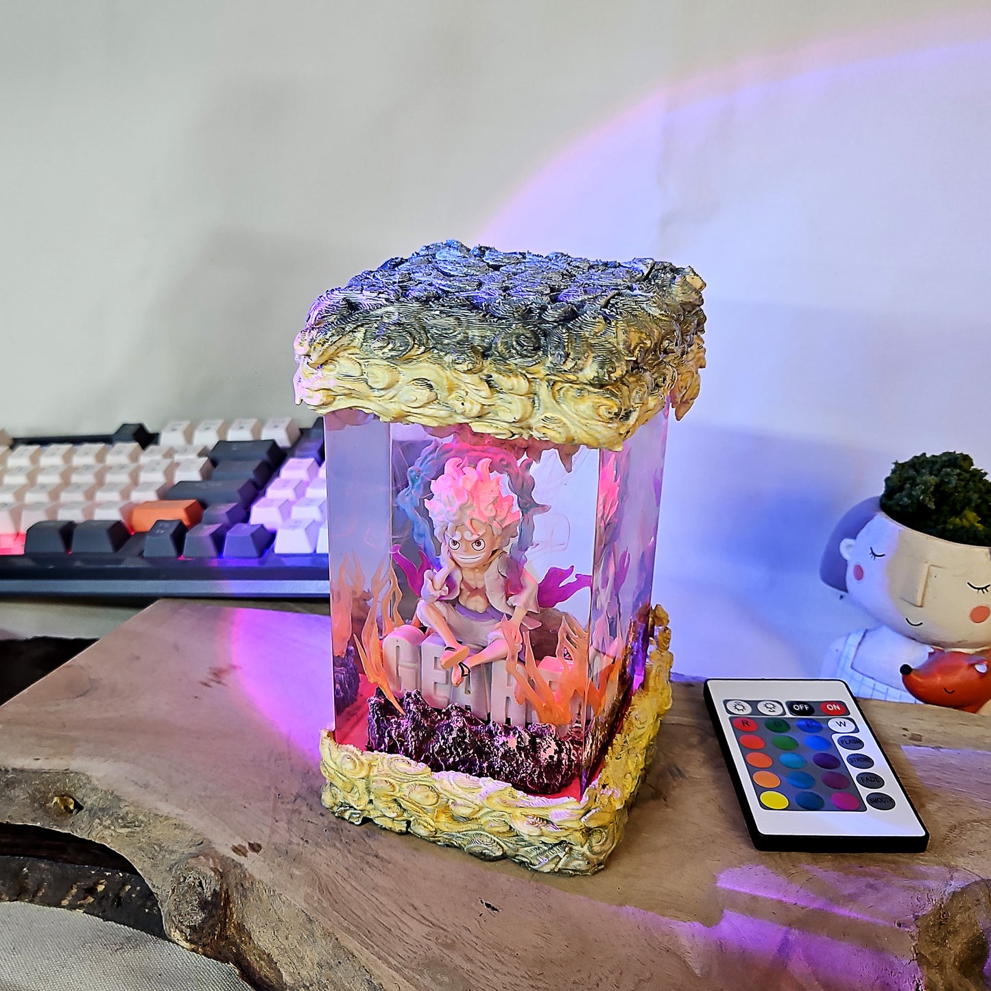 one piece epoxy resin lamp