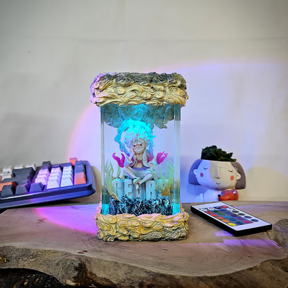 one piece epoxy resin lamp