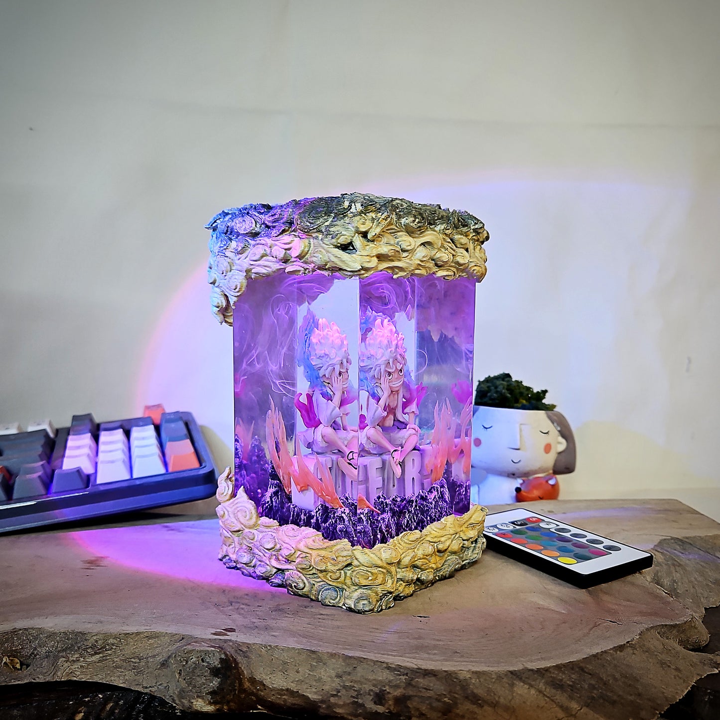 one piece epoxy resin lamp