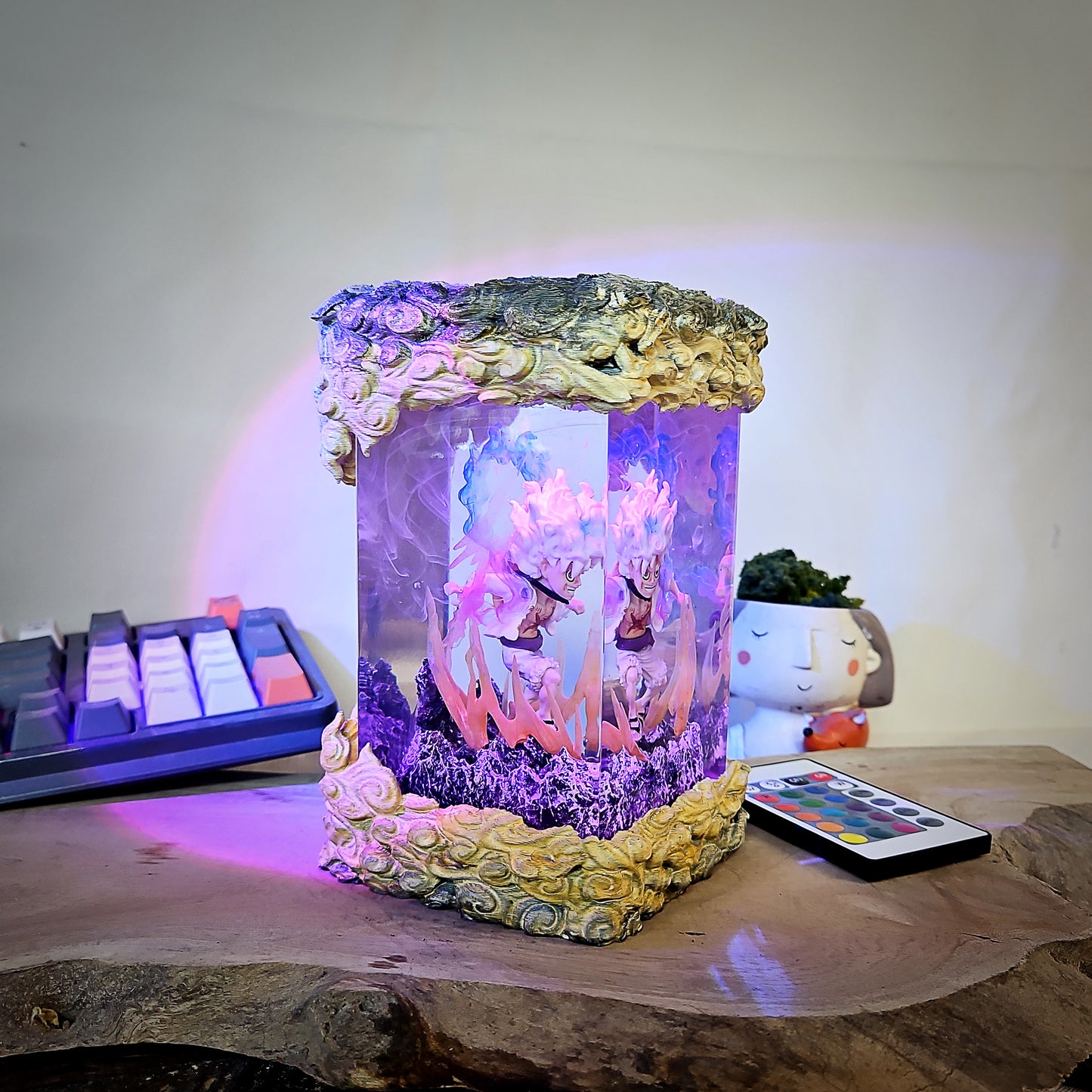 one piece epoxy resin lamp