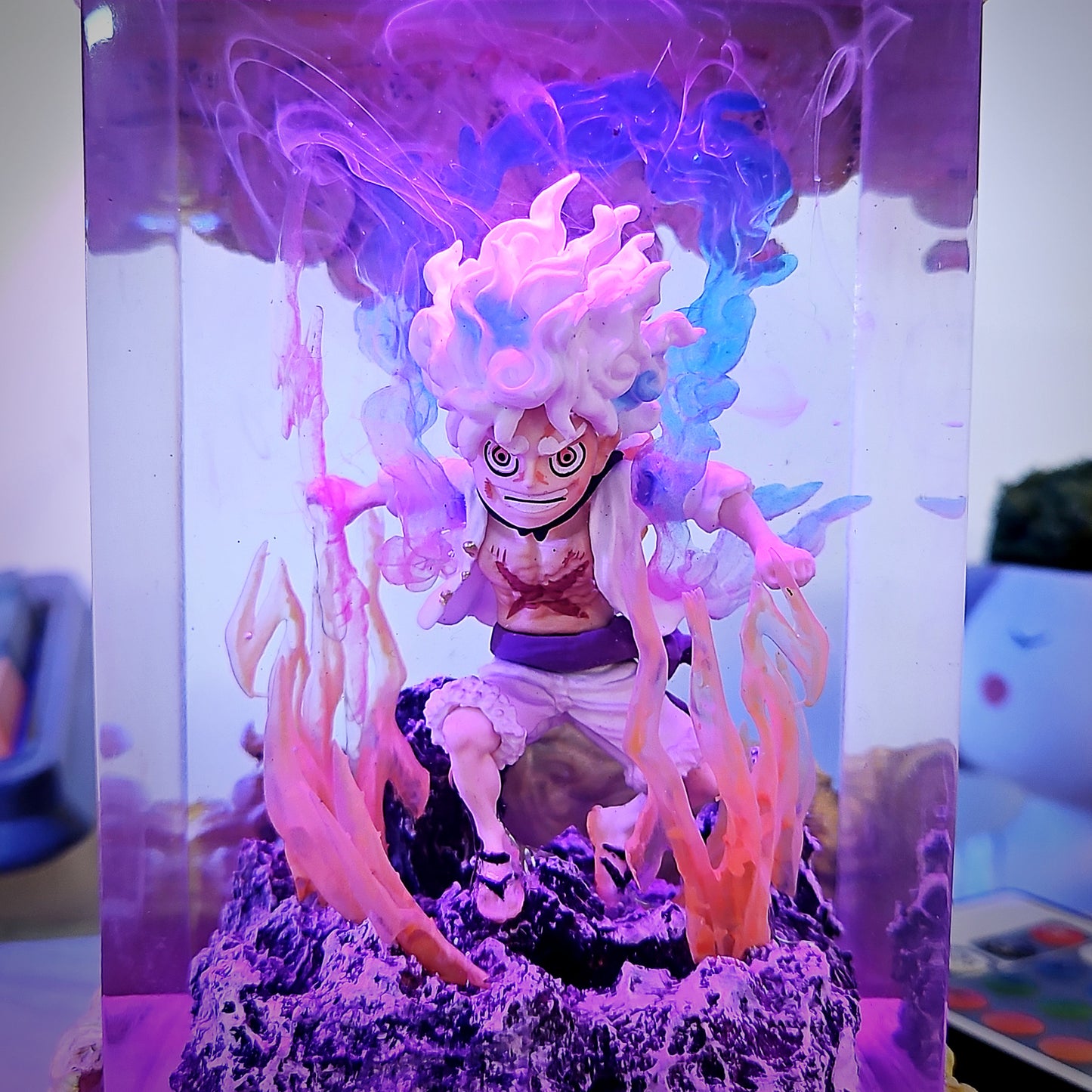 one piece epoxy resin lamp