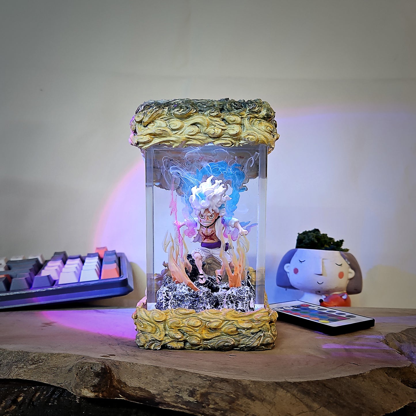 one piece epoxy resin lamp