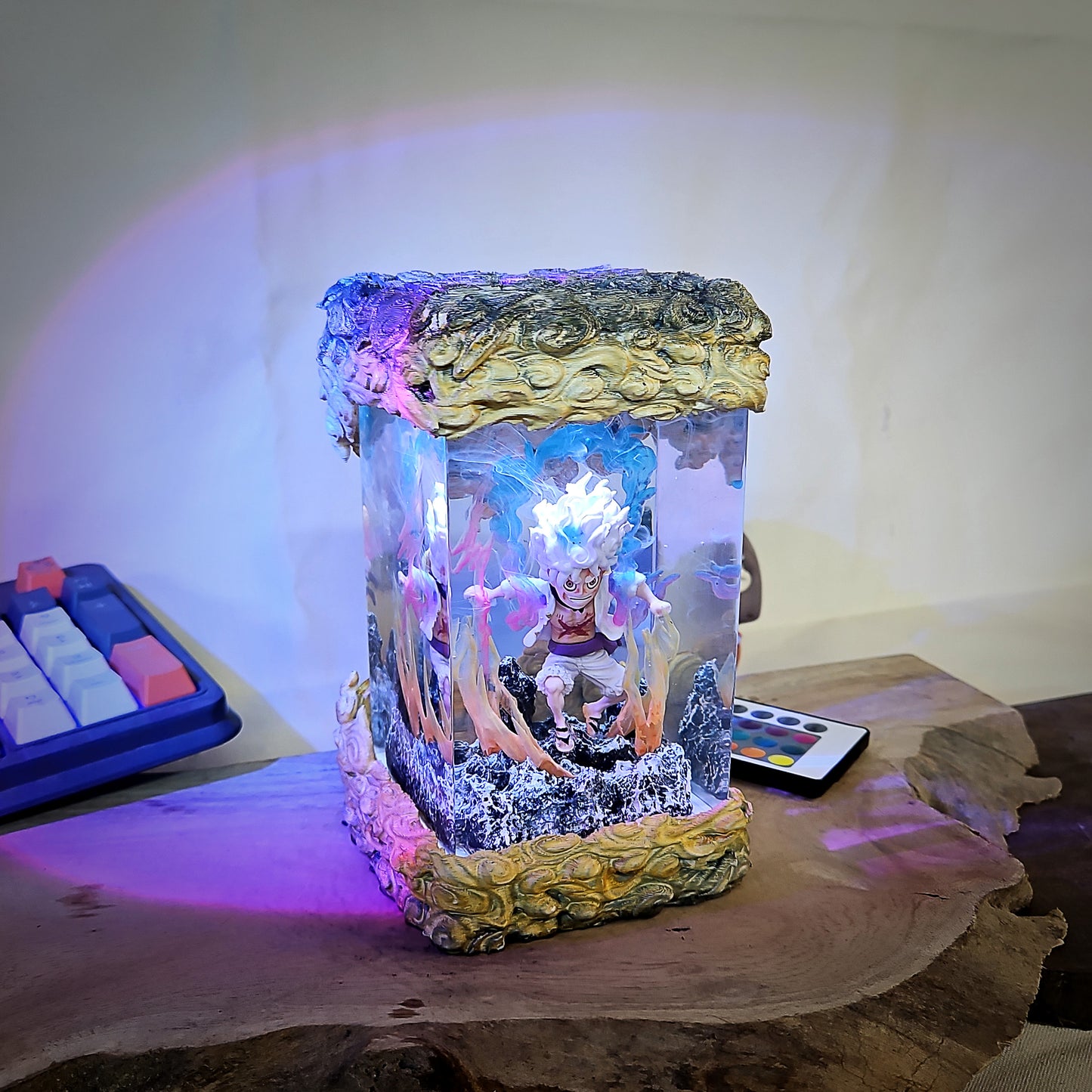 one piece epoxy resin lamp