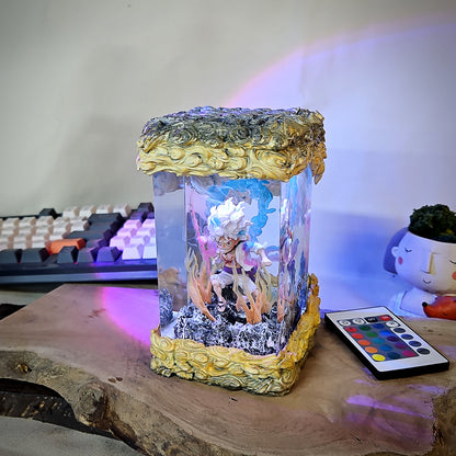 one piece epoxy resin lamp