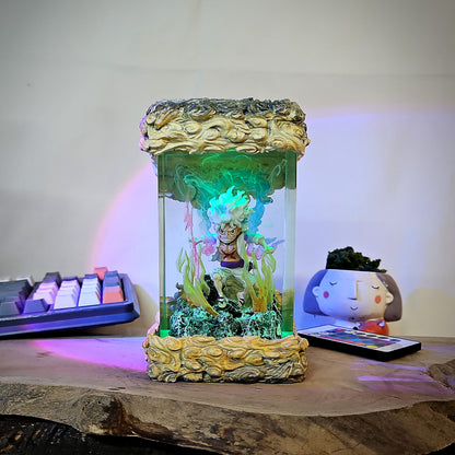 one piece epoxy resin lamp