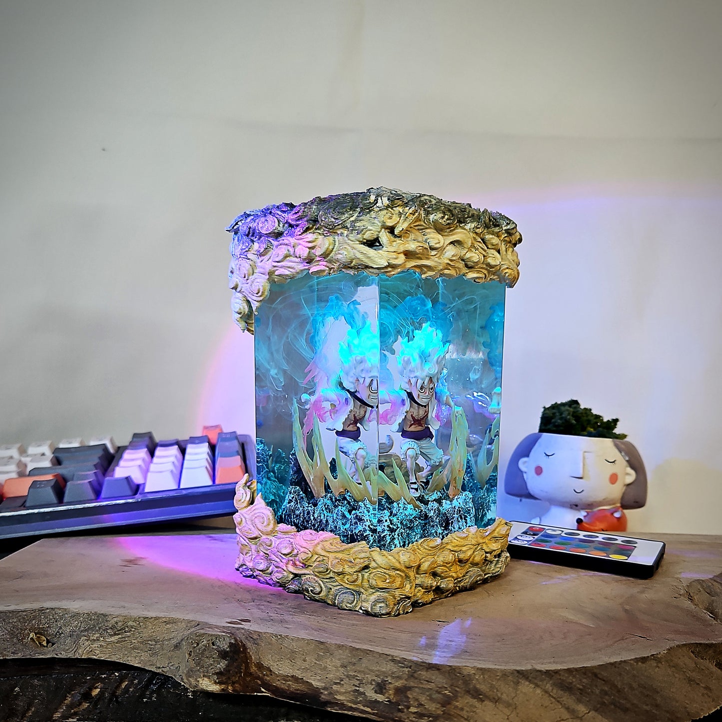 one piece epoxy resin lamp