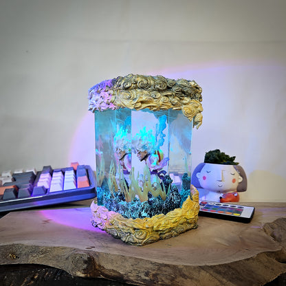 one piece epoxy resin lamp