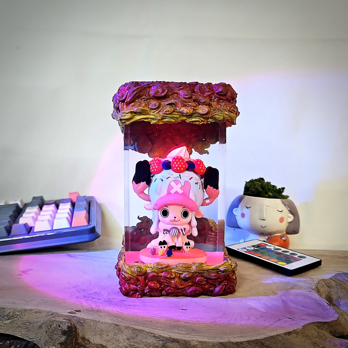 one piece epoxy resin lamp