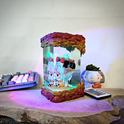 one piece epoxy resin lamp