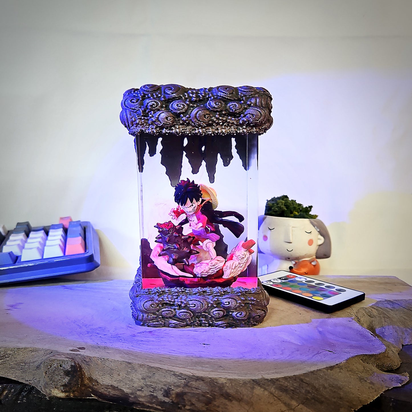 one piece epoxy resin lamp