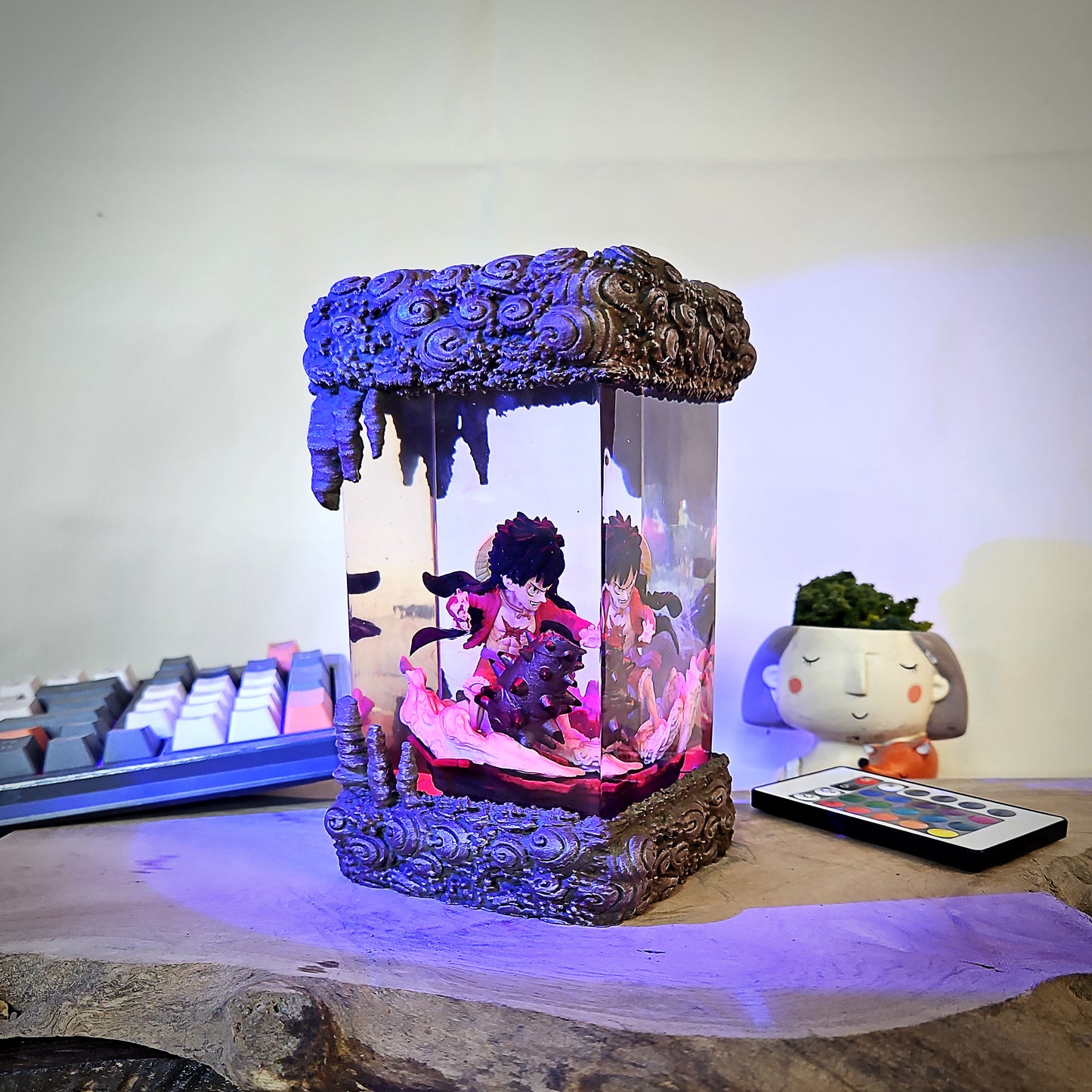 one piece epoxy resin lamp