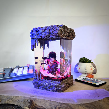 one piece epoxy resin lamp