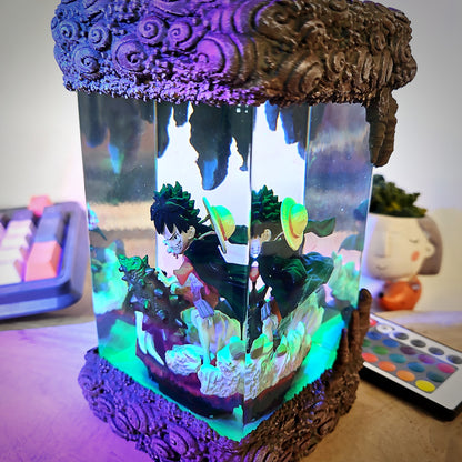 one piece epoxy resin lamp