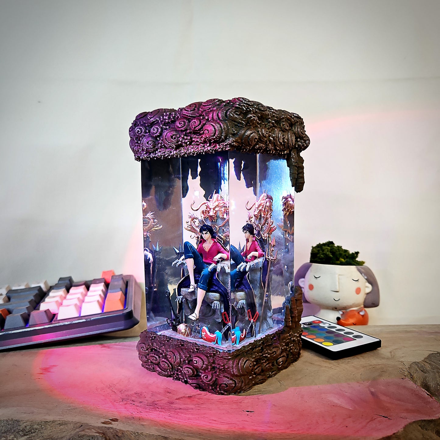 one piece epoxy resin lamp