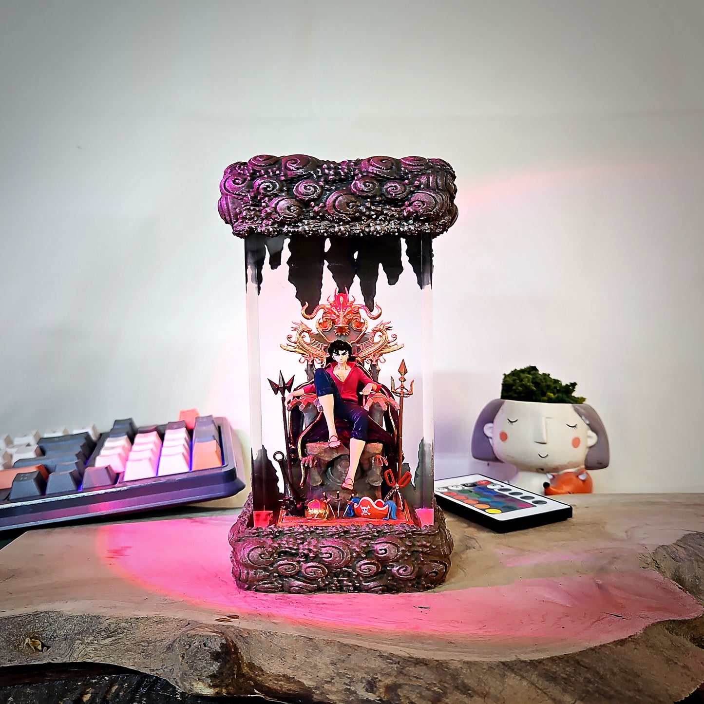 one piece epoxy resin lamp