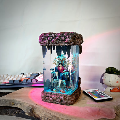 one piece epoxy resin lamp