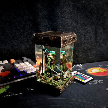 Teenage Mutant Ninja Turtles Epoxy Resin Lamp