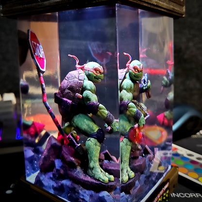 Teenage Mutant Ninja Turtles Epoxy Resin Lamp