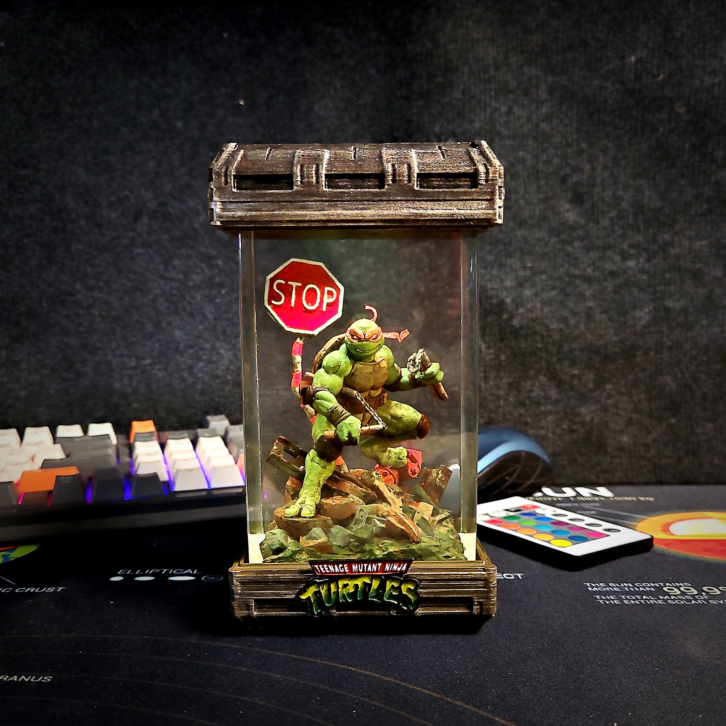 Teenage Mutant Ninja Turtles Epoxy Resin Lamp