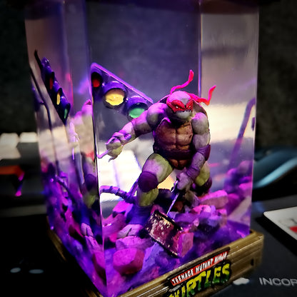 Teenage Mutant Ninja Turtles Epoxy Resin Lamp