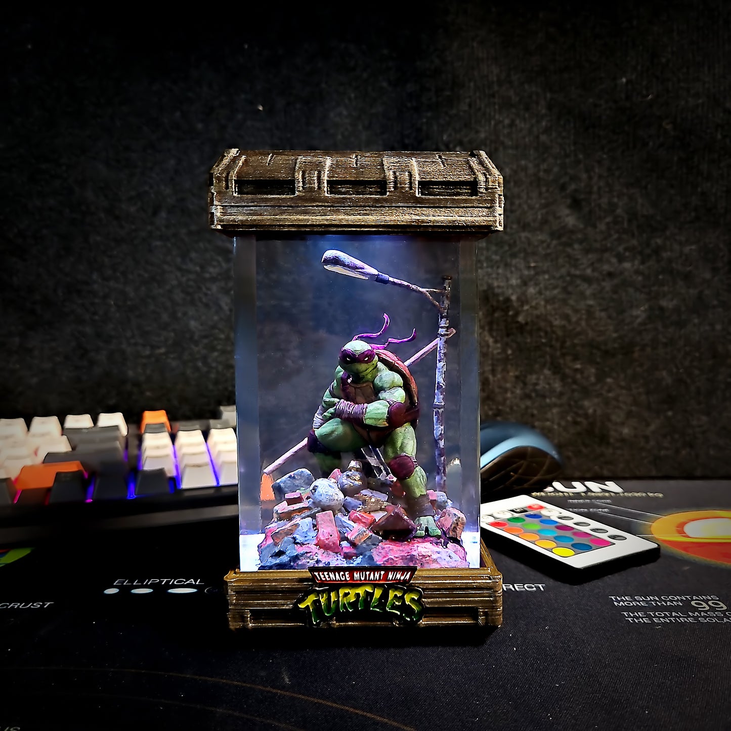 Teenage Mutant Ninja Turtles Epoxy Resin Lamp