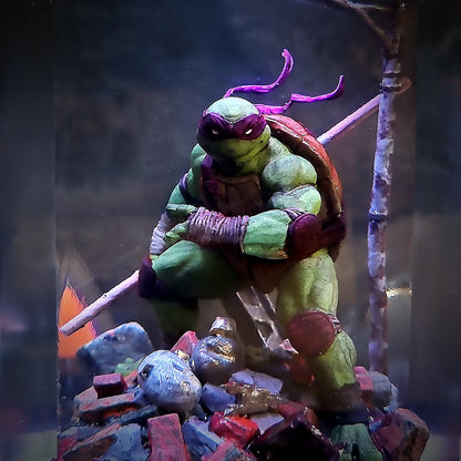 Teenage Mutant Ninja Turtles Epoxy Resin Lamp