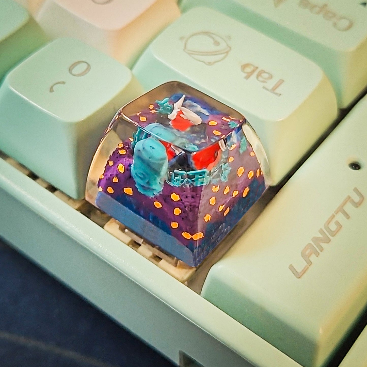 Hollow Knight  inspired keycap for mechanical keyboard, custom gaming keyboard, Ho.llow k.night figure, Hallownest