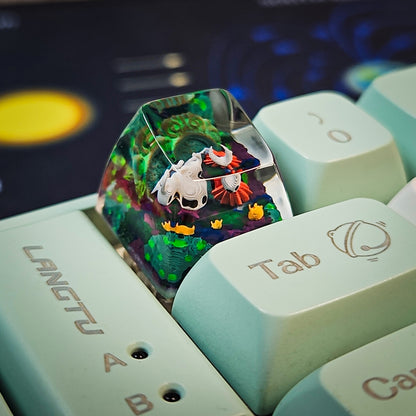 Hollow Knight  inspired keycap for mechanical keyboard, custom gaming keyboard, Ho.llow k.night figure, Hallownest