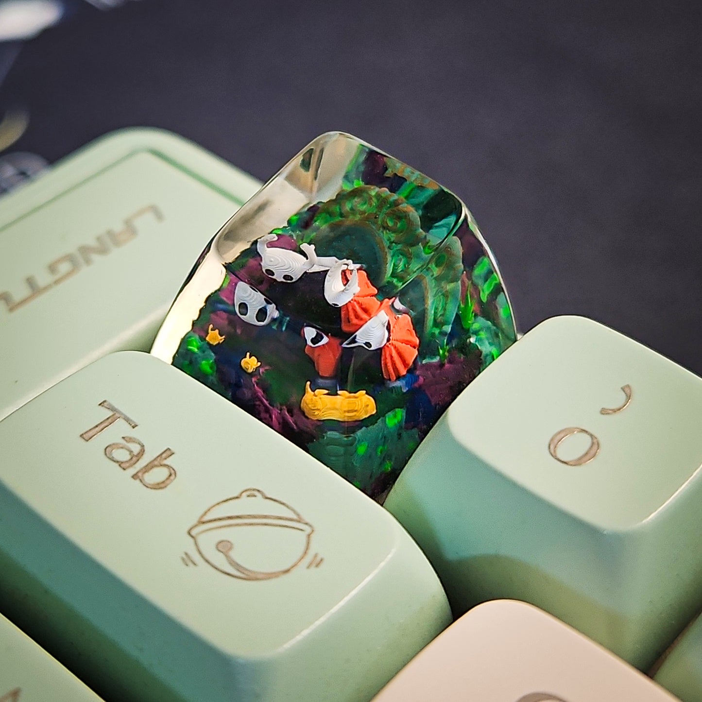 Hollow Knight  inspired keycap for mechanical keyboard, custom gaming keyboard, Ho.llow k.night figure, Hallownest