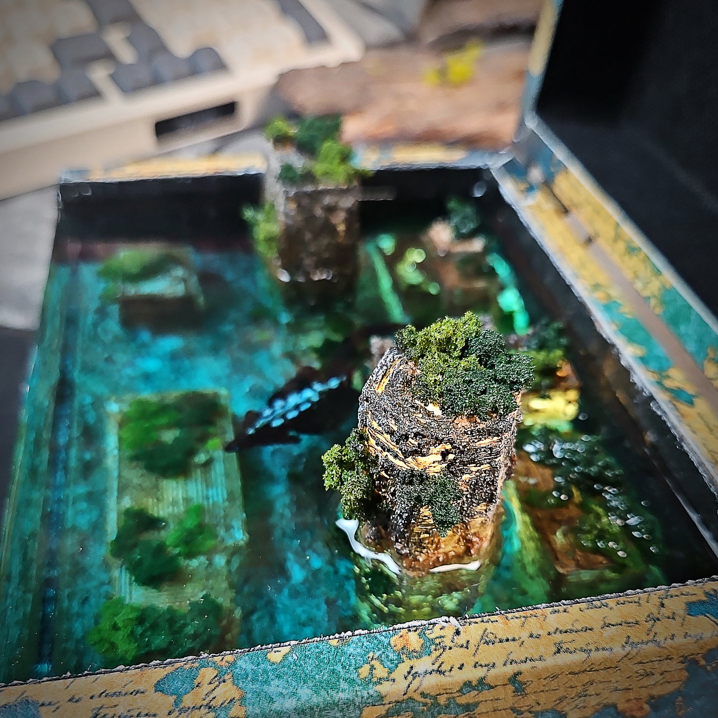 The Lost City Wooden Box Lights