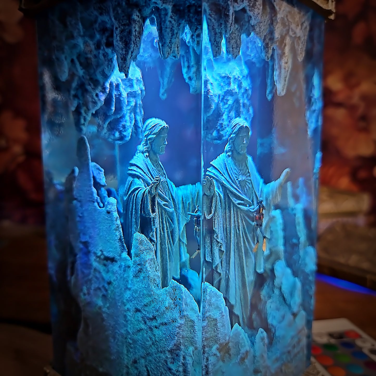 Jesus Handmade Epoxy Lamp