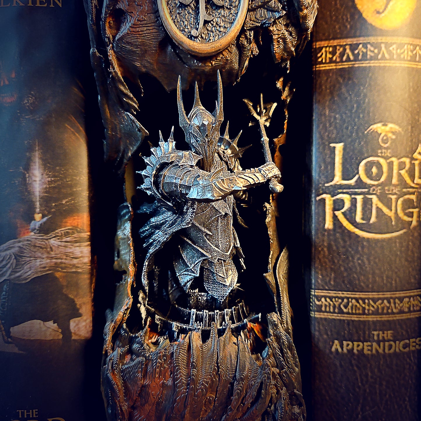 LOTR Book Nook – Handmade Diorama ( Sauron )